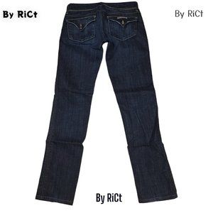 Hudson Skinny Low Rise Women's Jeans Size 26x30 Stretch Denim Zip Flap Pockets